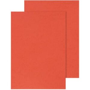 Copertina per rilegatura Q-Connect A4 250 g/m² rosso goffrato