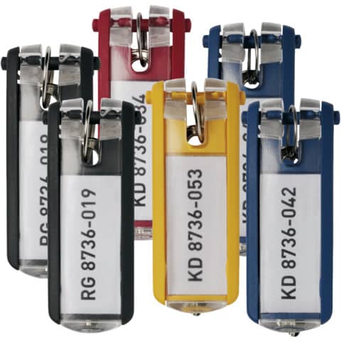 Portachiavi DURABLE KEY CLIP colori assortiti