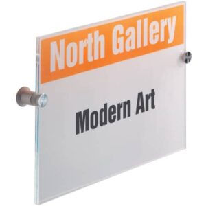 DURABLE CRYSTAL SIGN acrylic transparent 210x297 mm