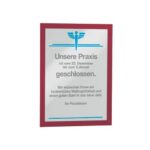 Frames with magnetic panel DURABLE DURAFRAME® A4 red 236x323mm