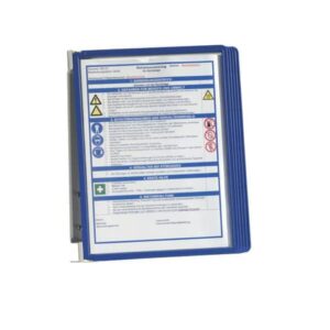 Leggio da parete DURABLE VARIO® WALL 5 pannelli A4 metallo/polipropilene blu