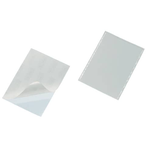 Portabiglietti da visita adesivi DURABLE POCKETFIX® 5,7x9 cm trasparente