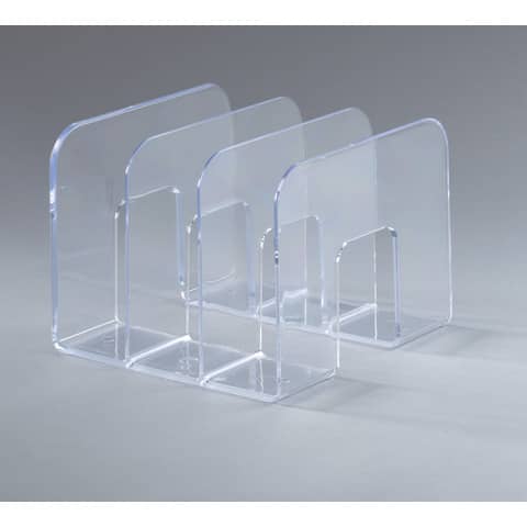 Porta cataloghi DURABLE TREND polistirolo trasparente 21,5x21x16,5 cm