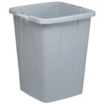 Waste bin DURABLE DURABIN 90 L polypropylene grey