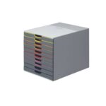 Cassettiera in plastica di alta qualità VARICOLOR® Durable 10 cassetti