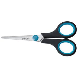 Westcott Soft Grip Easy Grip blue/black symmetrical scissors 14 cm