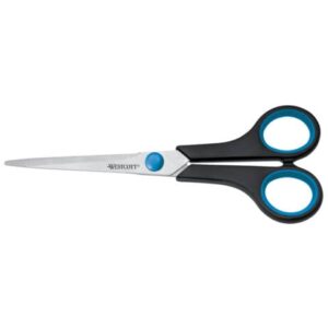 Westcott Soft Grip Easy Grip scissors blue/black symmetrical 17.5 cm