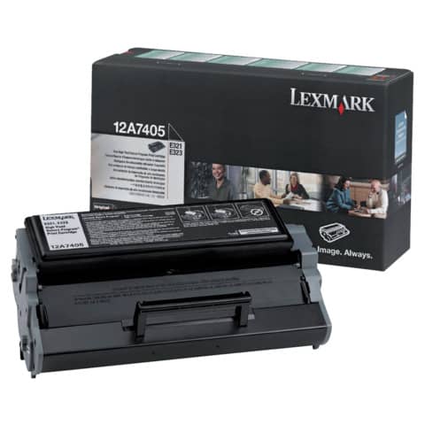 Toner alta resa return program Lexmark nero