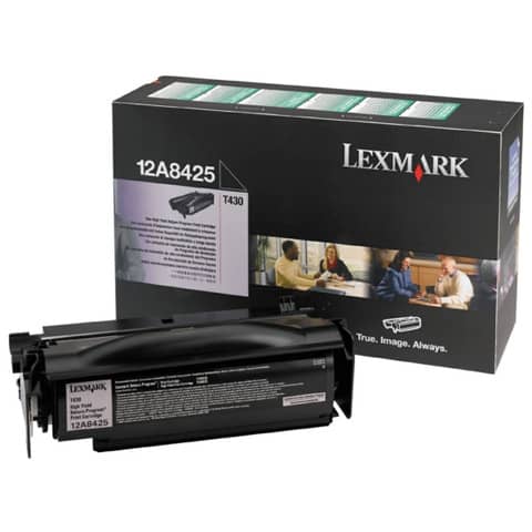 Toner alta resa return program Lexmark nero