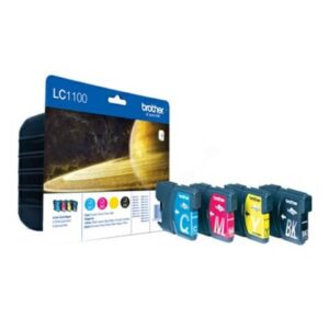 Cartucce inkjet blister 1100 Brother nero+ciano+magenta+giallo