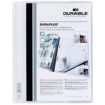 DURABLE DURAPLUS® A4 white needlepunch file folder