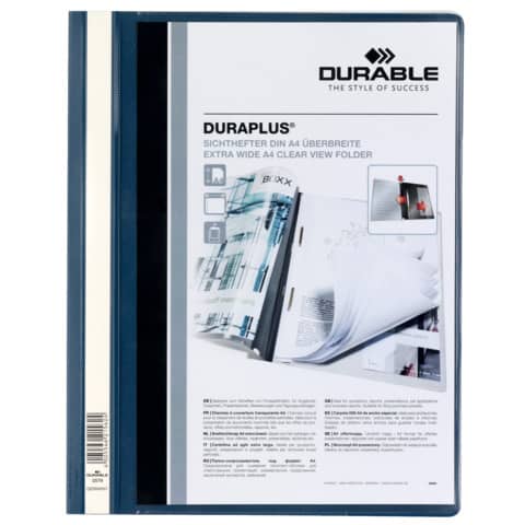 Cartellina ad aghi DURABLE DURAPLUS® A4 blu