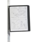 Leggio da parete DURABLE VARIO® MAGNET WALL 5 pannelli A4