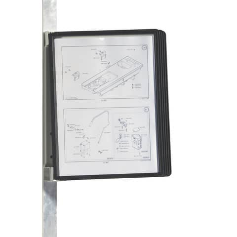 Leggio da parete DURABLE VARIO® MAGNET WALL 5 pannelli A4