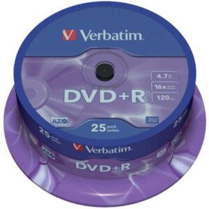DVD+R Verbatim 16x 4.7 GB Spindle Case da