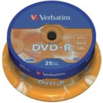 DVD-R Verbatim 16x 4.7 GB Spindle Case