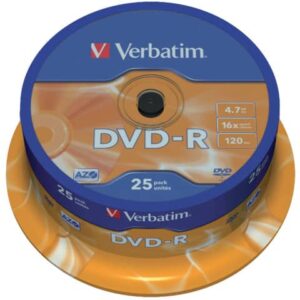 DVD-R Verbatim 16x 4.7 GB Spindle Case