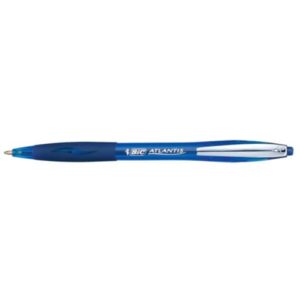 Penna a sfera a scatto BIC Atlantis Soft M 1 mm blu