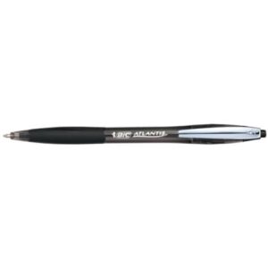 Penna a sfera a scatto BIC Atlantis Soft M 1 mm nero