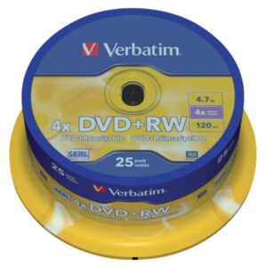 DVD+RW Verbatim 4x 4.7 GB