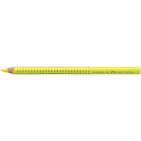 Matita evidenziatore Faber-Castell Textliner Dry 1148 Grip Jumbo  giallo