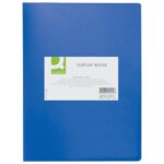 Portalistini opaco Q-Connect A4 20 buste blu