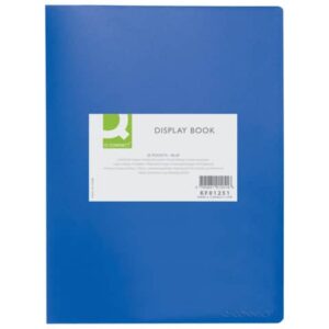 Portalistini opaco Q-Connect A4 20 buste blu