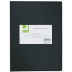 Q-Connect A4 20 envelopes black opaque holder