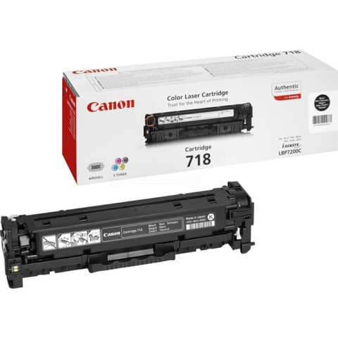 Toner CRG 718 BK Canon nero