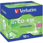 CD-RW Verbatim 12x 700 MB