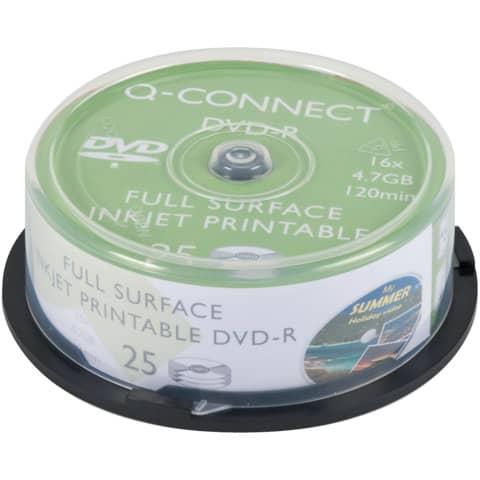 DVD-R Q-Connect Spindle 16x 120 min stampabile