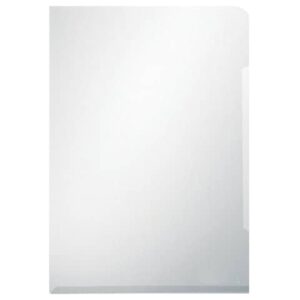 Cartellina a L Q-Connect ppl A4 trasparente liscio 160 my