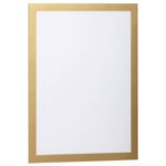 Frames with magnetic panel DURABLE DURAFRAME® A4 gold 236x323mm