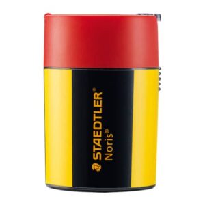 Temperamatite con contenitore Staedtler Noris Design 511 004 giallo-nero