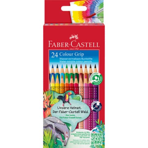 Matite colorate Faber-Castell Colour Grip  assortiti