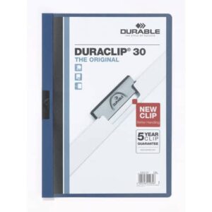 Cartellina con clip Durable DURACLIP® A4 - dorso 3 mm - capacità 30 fogli