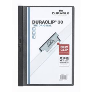 Cartellina con clip Durable DURACLIP® A4 - dorso 3 mm - capacità 30 fogli