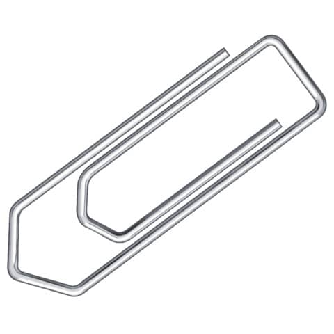 Fermagli Q-Connect filo d'acciaio nichelato 50 mm