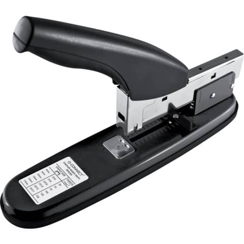 Cucitrice per alti spessori Q-Connect metallo nero 200 fogli