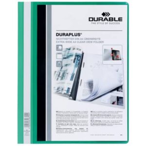 Cartellina ad aghi DURABLE DURAPLUS® A4 verde