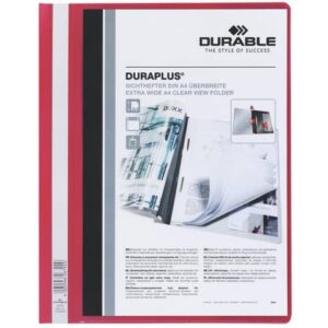 Cartellina ad aghi DURABLE DURAPLUS® A4 rosso
