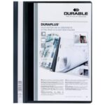 DURABLE DURAPLUS® A4 black needlepunch file folder