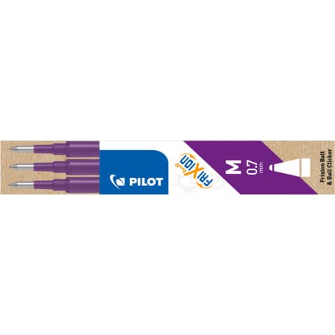 Refill Pilot Frixion Ballpoint and Clicker Pens 0.7 mm Purple