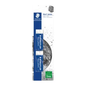 Gomma Staedtler Mars® Plastic bianca in blister da 2 pezzi -