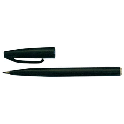 Pennarello Pentel Sign Pen punta fibra 2 mm 0,8 mm nero