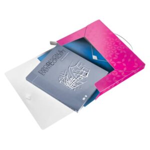 Cartella Progetti Leitz WOW dorso 3 cm - 250x30x330 mm - fucsia