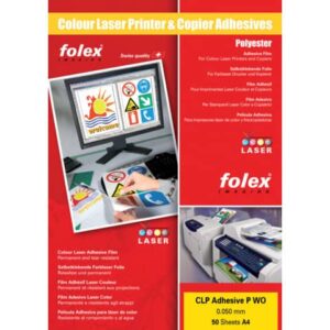 Film adesivo per stampanti laser e copiatrici Folex CLP Adhesive P WO 0,05