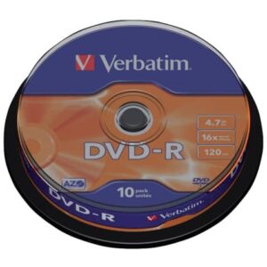 DVD-R Verbatim 16x 4.7 GB Spindle Case