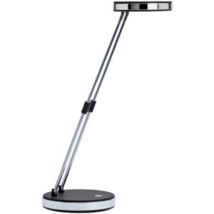 Lampada da scrivania a LED MAULpuck acciaio nero
