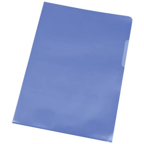 Cartellina a L Q-Connect ppl ecologico A4 blu